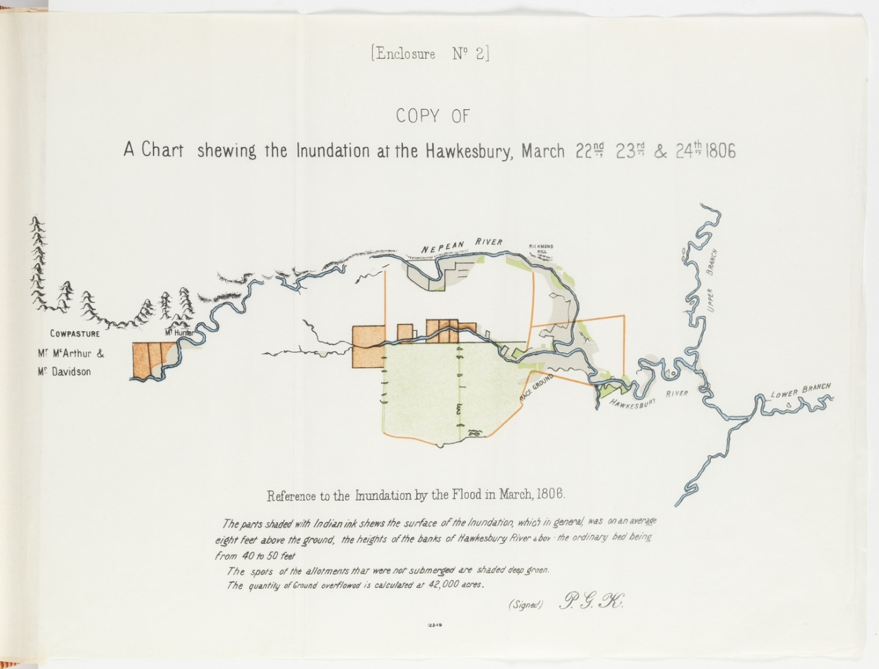 Hawkesbury River Depth Chart