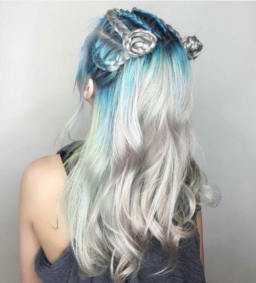 dreamhairworld:hairstyle, beautiful hair, hair goals, hair,...