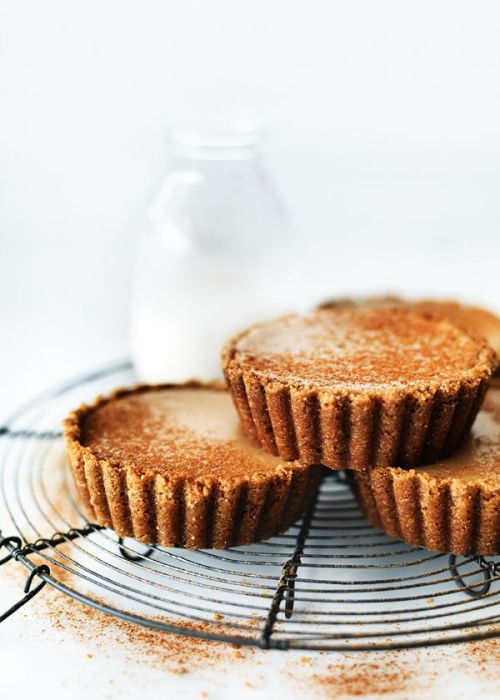 confectionerybliss:Chai-Spiced Cheesecake Tarts • Donna Hay