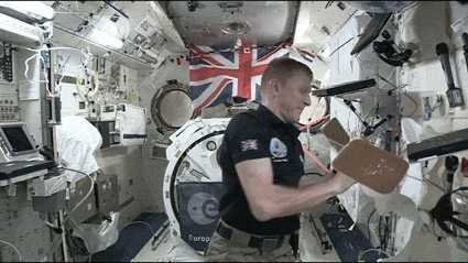 ri-science:
“ “ A towel is about the most massively useful thing an interstellar hitchhiker can have.
”
Just before astronaut Tim Peake went into space, we had a chance to send a little something up to the ISS for him to open when he got there, as a...