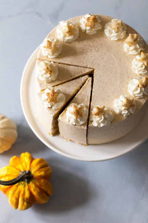 sweetoothgirl:Pumpkin Pie Layer Cake