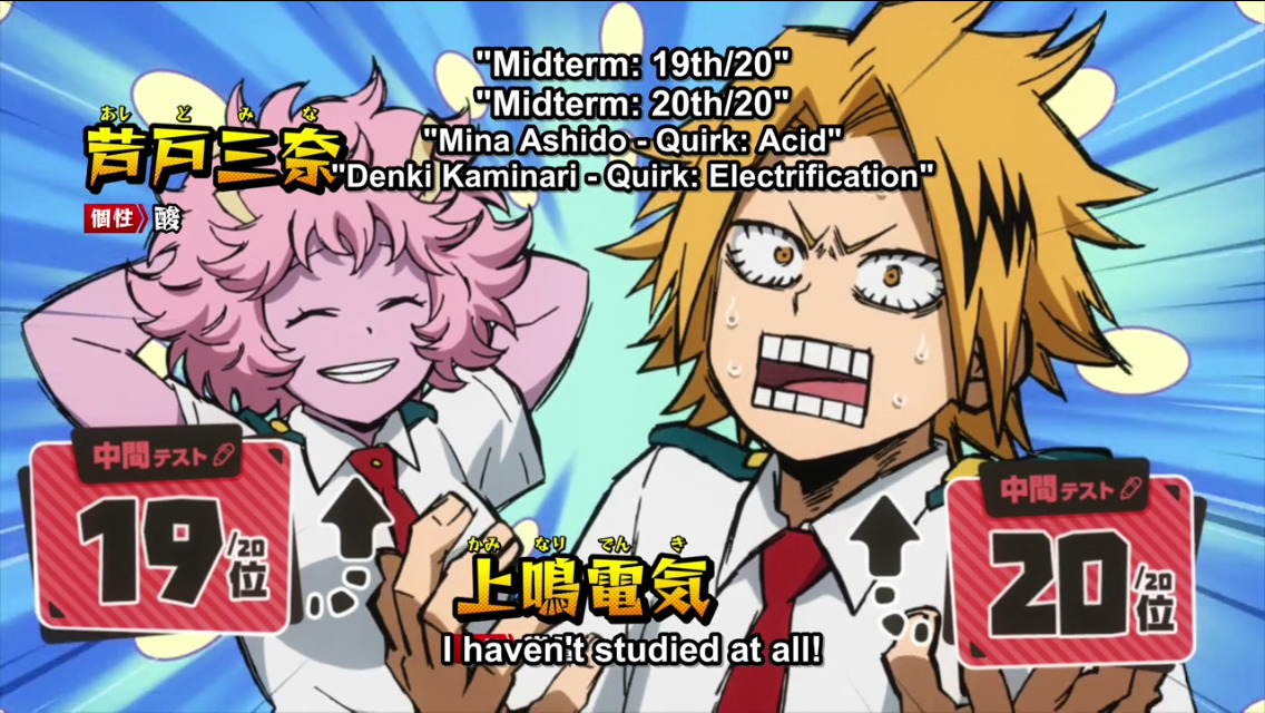 Go Beyond!! Plus Ultra!! — Class 1A Midterm Rankings