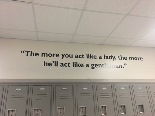 profeminist:“This is the wall at Gregory-Lincoln Middle...