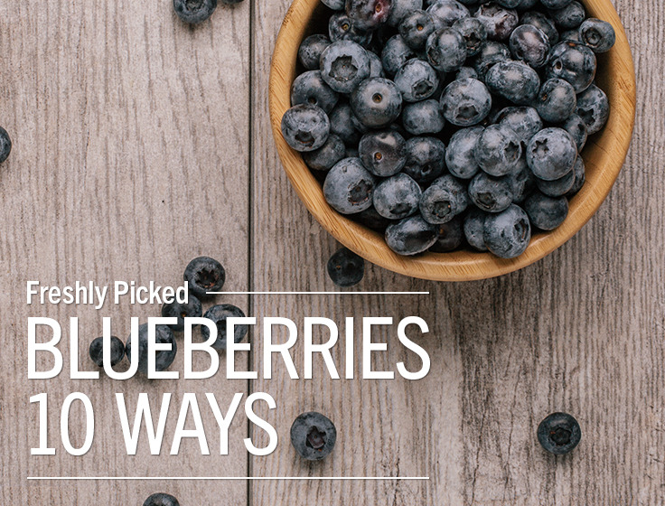 Good Taste - 10 Ways To Serve Blueberries Although Blueberries