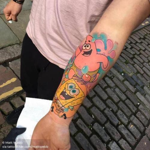 Sponge Bob Tattoo and Patrick  Best Tattoo Ideas Gallery