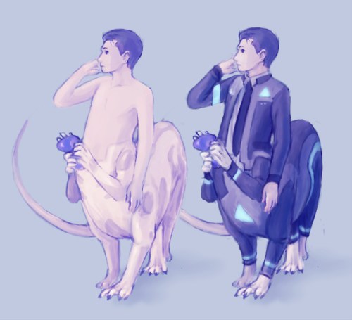 jasparagus:alientaur/dragontaur AU!  because there was a mighty...