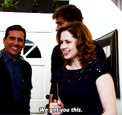 the office theofficeedit pam beesly jan levinson 4x09 s4 gif 5k