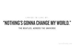 LYRICS TO LIVE BY: Photo