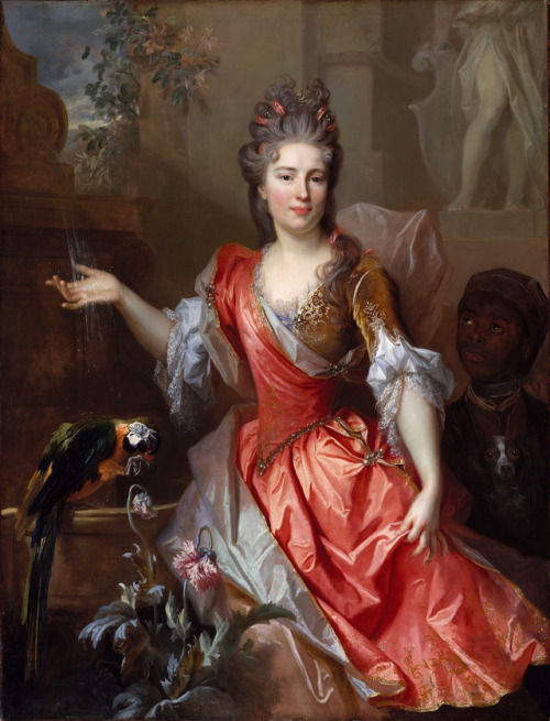 classic-art:
“Portrait of a Woman, Perhaps Madame Claude Lambert de Thorigny
Nicolas de Largillière, 1696
”