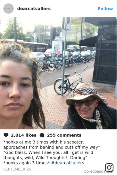 luciferlaughs:This woman started taking selfies with catcallers...