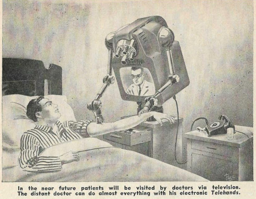 yesterdaysprint: “ Forecast by Hugo Gernsback, 1955 ”