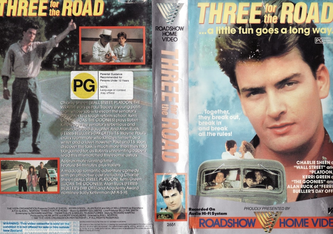 Three for the Road 1987 poster