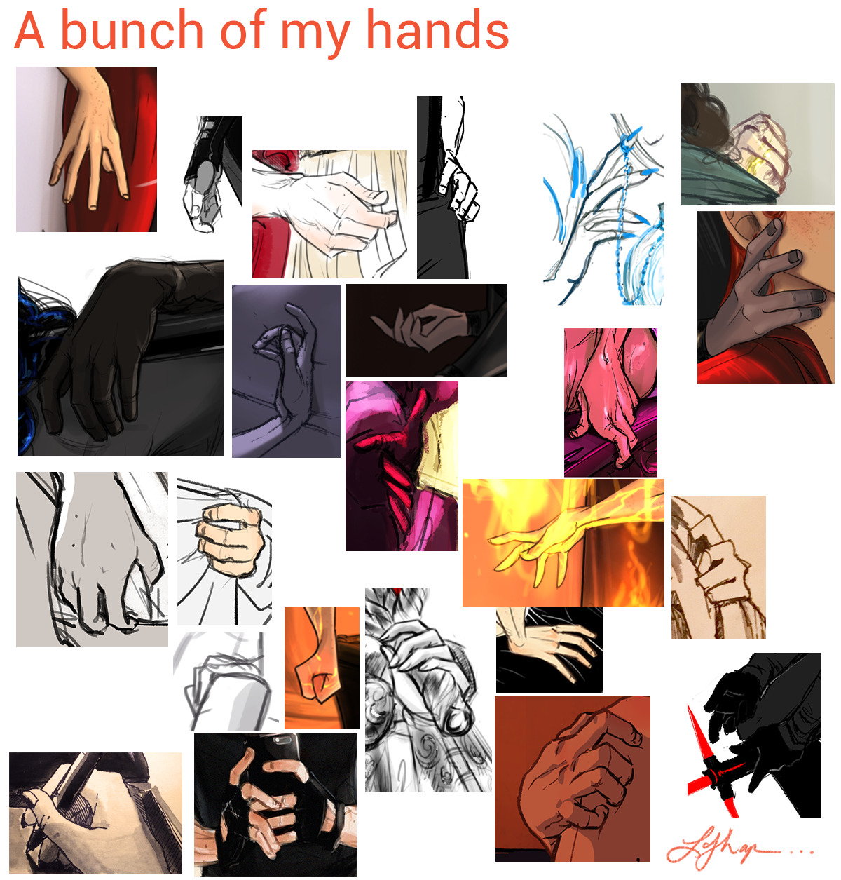 I like your hands. Bunch of hands.