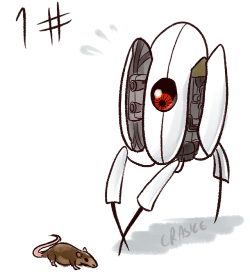 Portal-ber day 1: Favorite Portal character!turrets were the...