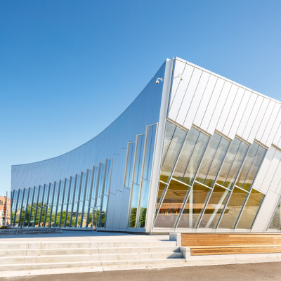 designismymuse:<br /><br />Vaughan Civic Centre Resource Library<br />Architects- ZAS ArchitectsLocation- Toronto, CanadaSource- designboom<br />The library is a transformative space aiming to empower local residents of all ages and demographics and most of all, dedicated to community learning, gathering, creating and celebration.<br />*for design inspiration, follow @designismymuse <br />