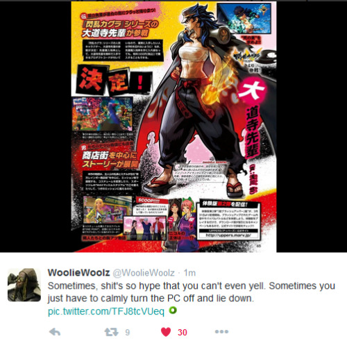 brianthetwelfth:Woolie approves of Senran Kagura character...