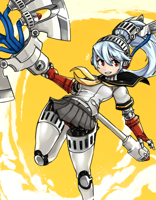 wahI can finally post the Labrys I drew for Shunao’s P4A x UNI...