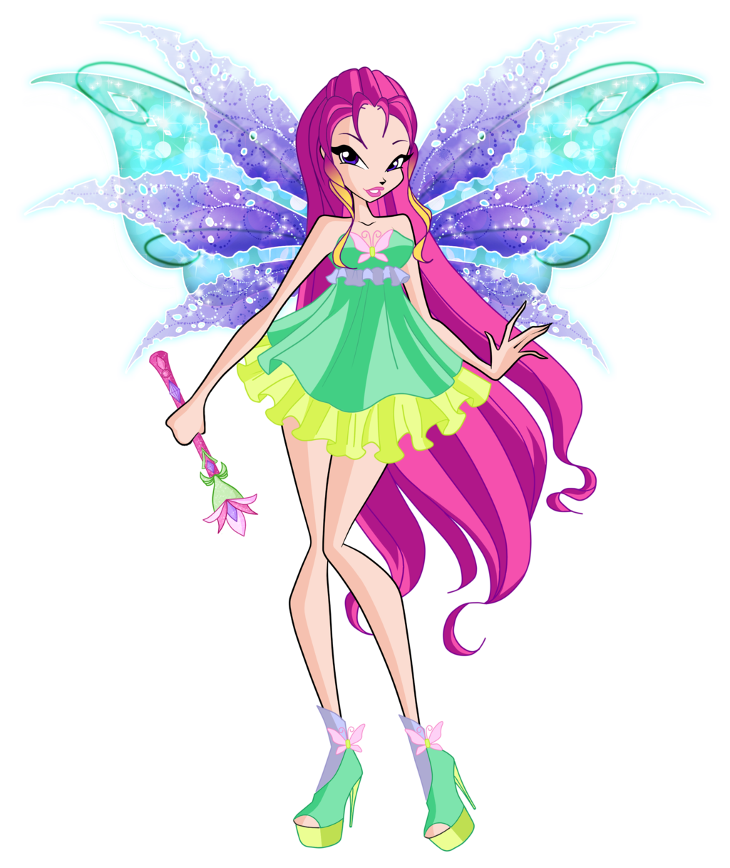 TimeStar-hime • Winx Club - Mythix Transformation Roxy Mythix...