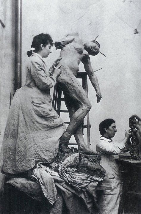 artaslanguage: “Camille Claudel in Rodin’s Studio [1896] ”