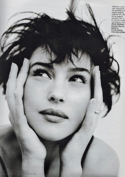 la-bellucci:Monica Bellucci by Grazia Italy 1997