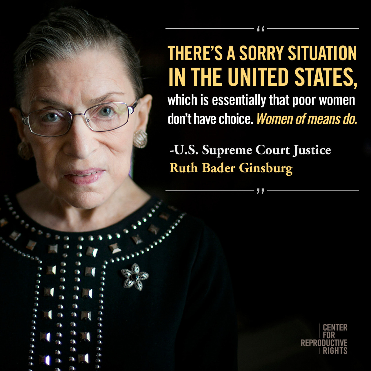 Center for Reproductive Rights — Justice Ruth Bader