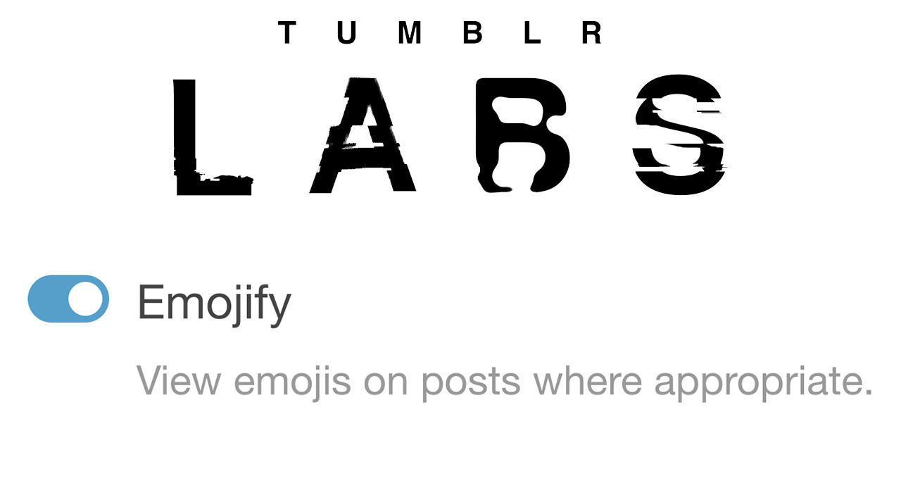 Unwrapping Tumblr Tumblr Labs Offers Emojify Swapping Words For