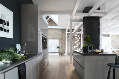 Kitchen fever: a grey, very chic one in Stockholm by FF.