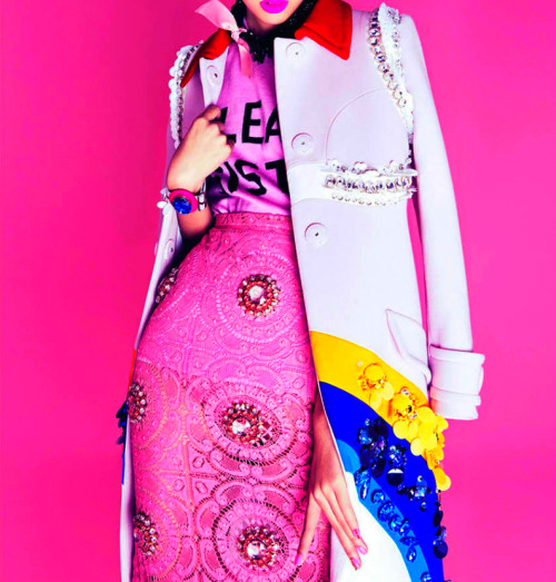 fashion spring spring fashion pink skirt white coat flowers pink lips lace jewelry rainbow pink manicure nail polish pink mani mani manicure