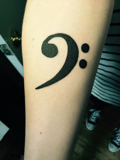 Bass Clef Tattoo Tumblr