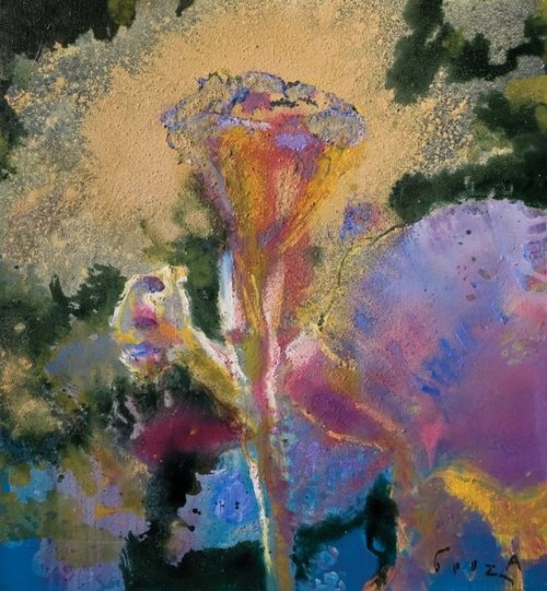 lilithsplace:Iris 9 - Petro Bevza (b. 1963)oil on canvas  |...