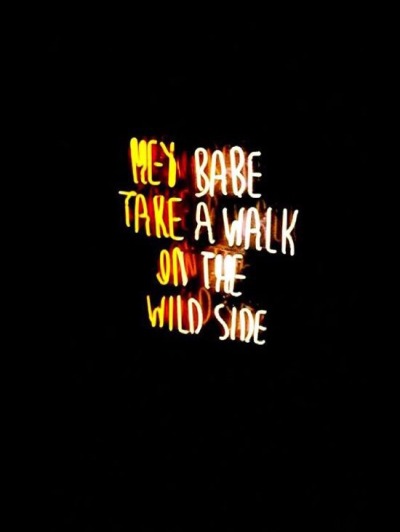 Take A Walk On The Wild Side Tumblr