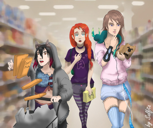 boy chrome girls guardian verdheleon Fanart digital art fantasy iris werewolf amour sucre my candy love eldarya элдария фанарт девушка парень оборотень фамильяр сладкий флирт фэнтези