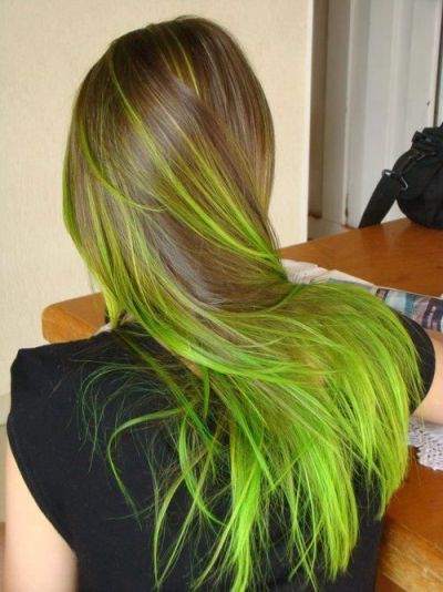 Neon Green Hair Tumblr