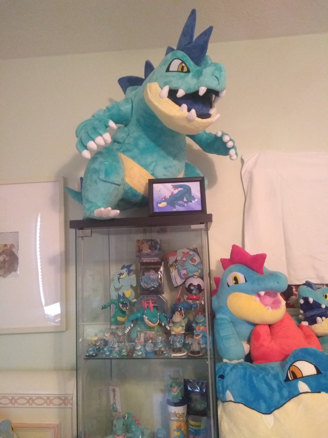 shiny totodile plush