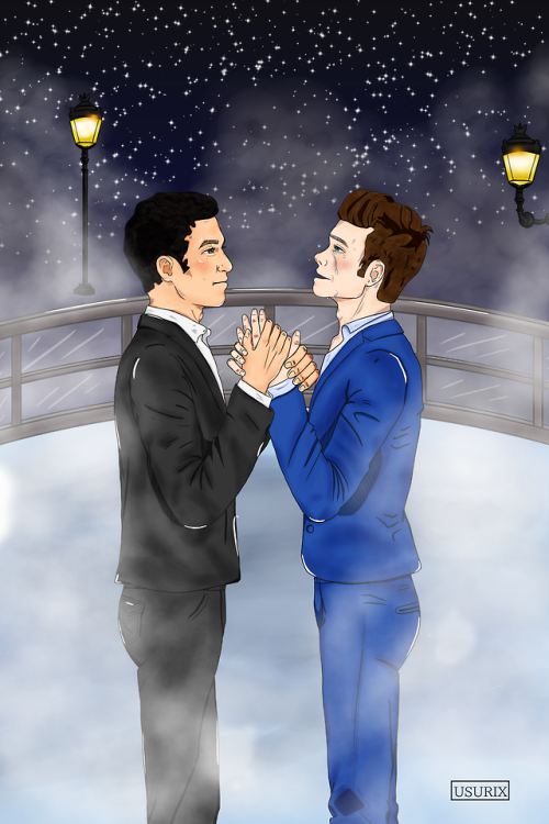 usurix:I did a Klaine fanart based on this fanfic I read cuz...