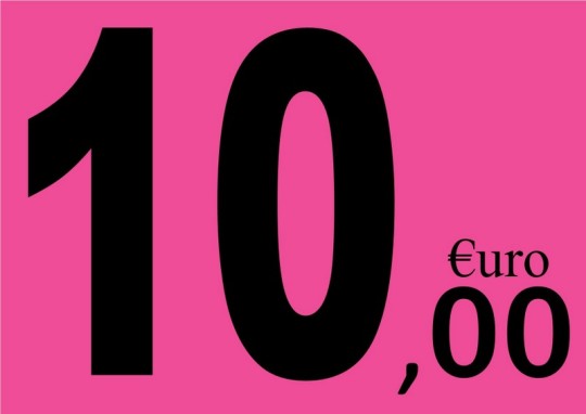 Il cartello delle 10 euro – Rosetana…Mente..