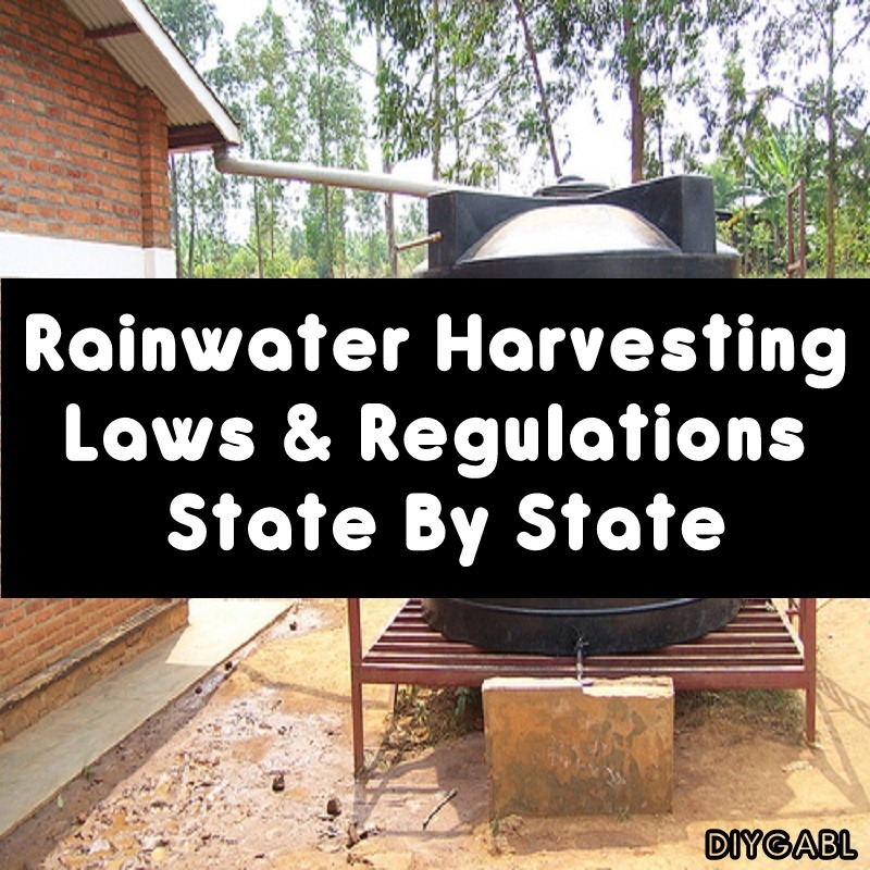 Rainwater harvesting regulations state by state