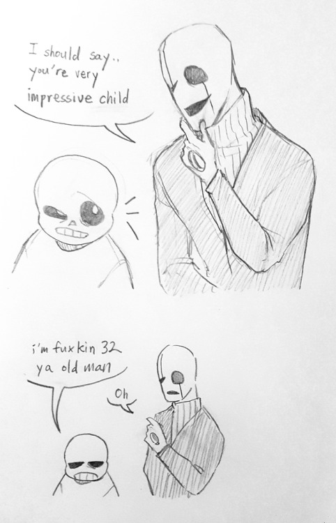 parknewna:I like to think sans as 32And also the skeleton who...