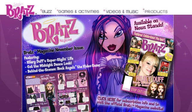 old bratz website