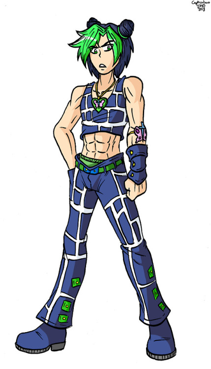 captaintaco2345:Jolyne Kujo genderswap! I think this is the...