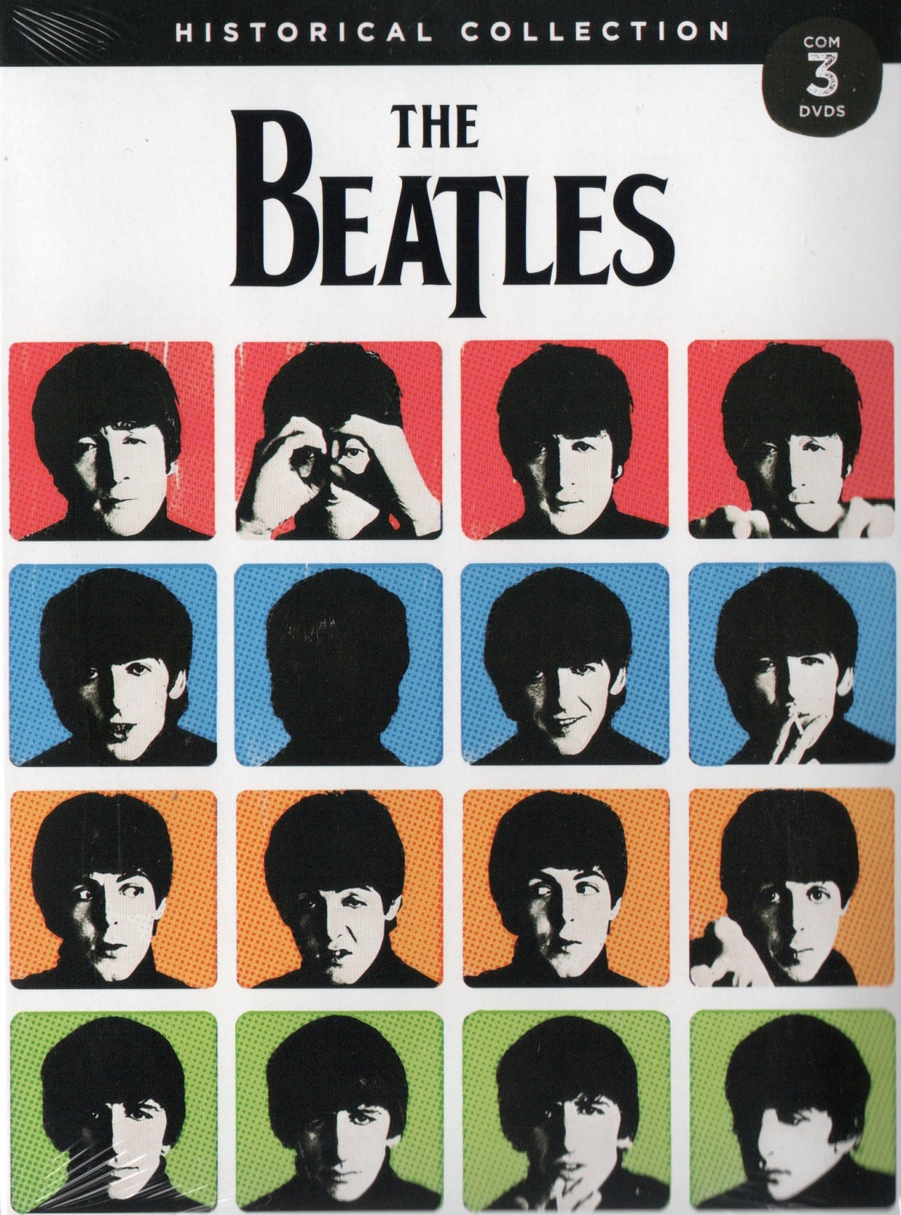 The Beatles 3 DVD Historical Collection Brand New Sealed Made In Brazil ...