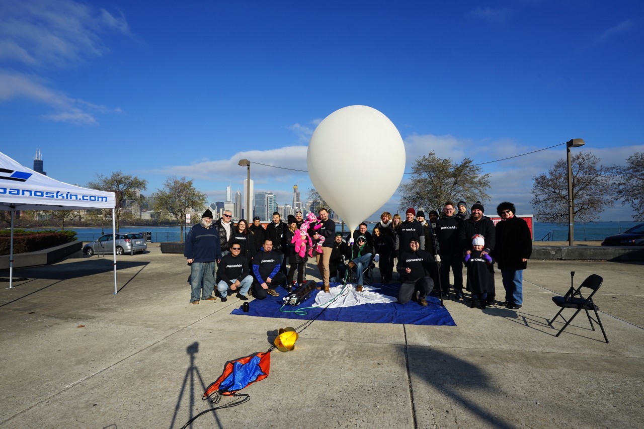 Panoskin Balloon Launch group picture