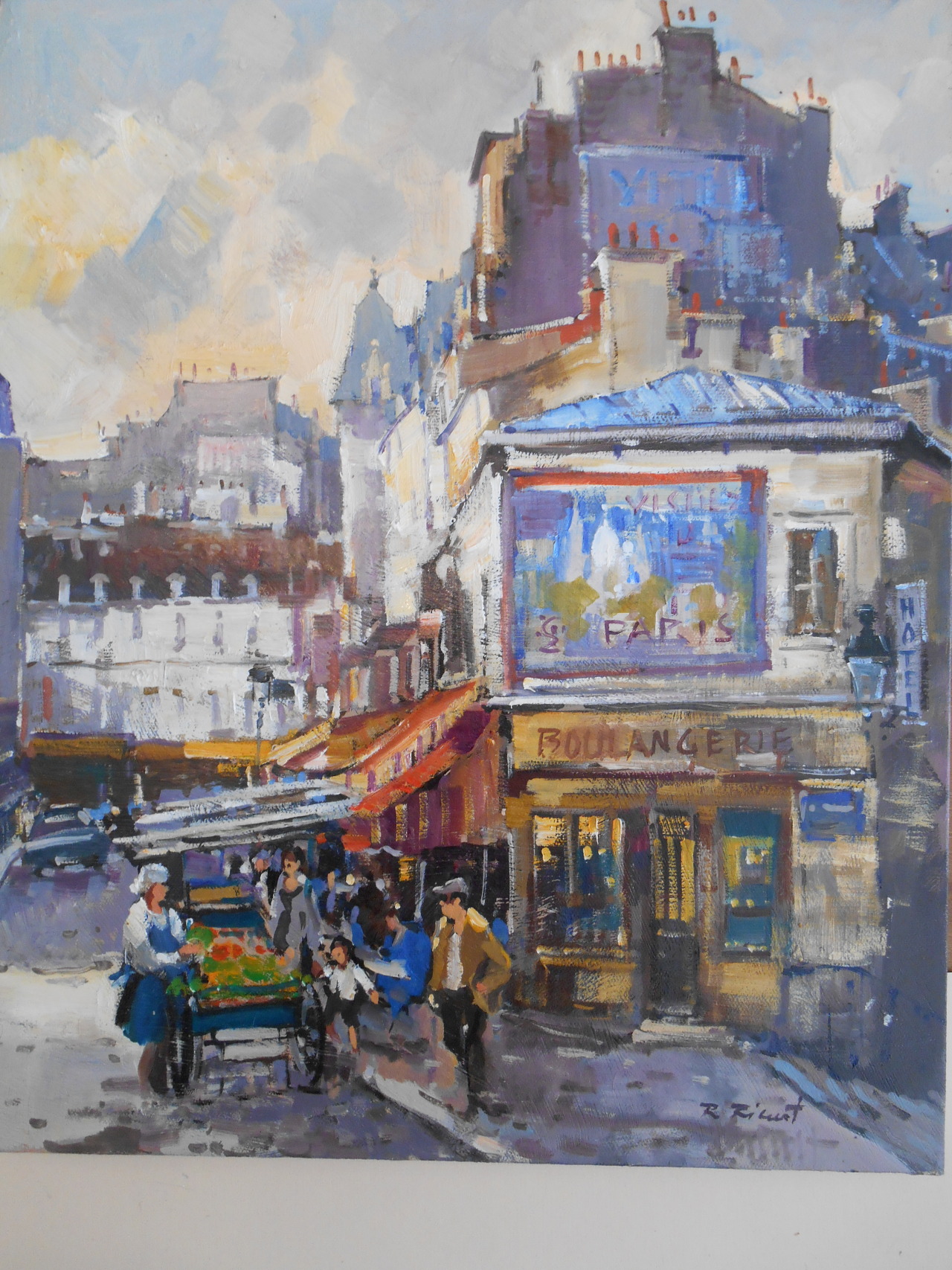Robert Ricart . Artiste peintre PARIS — Vieille ruelle de ...