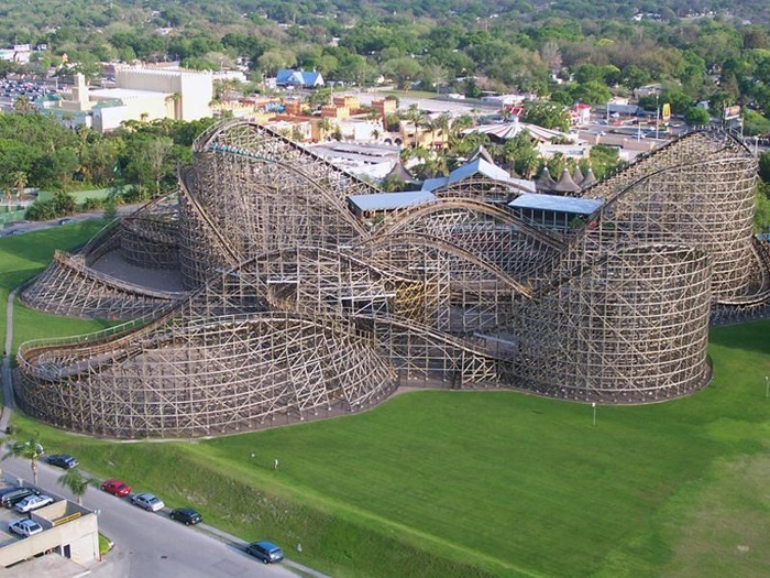 Off The Rail Coasters Gwazi Busch Gardens Tampa