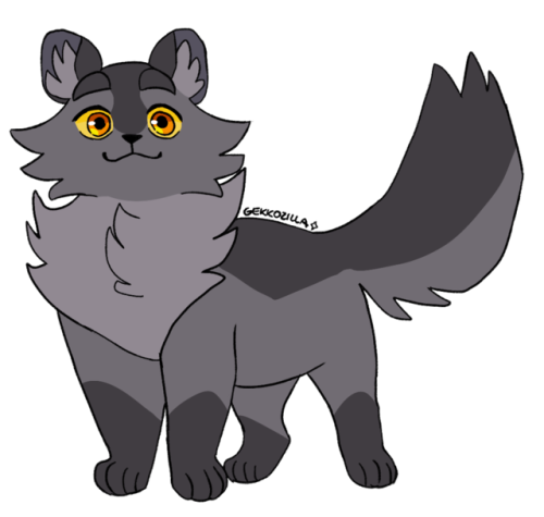 graystripe greystripe i can call him whatever the fuk i want k? all of his friends mate and 2 of her daughters are still pretty much dead gosh how is he still alive?? redraw my art no woder why silverstream couldnt resist this dude this one looks very cute