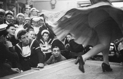 historicaltimes:British sailors taking shore leave on Gibraltar...