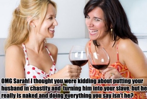 Femdom Chastity Slave Captions