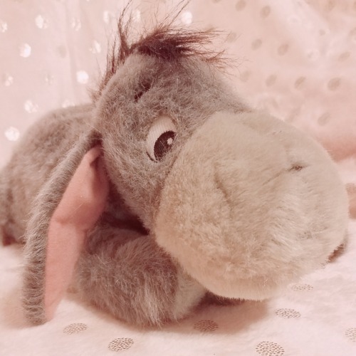 nostalgicfun:Eeyore Plush ♡Want it. 