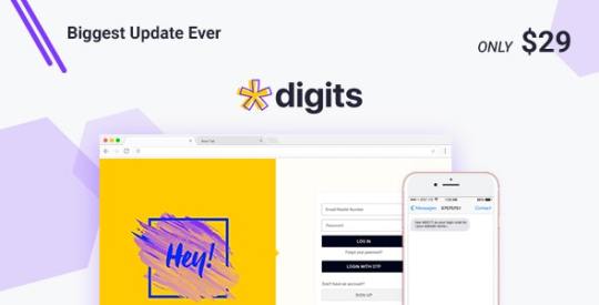 Digits v7.0.0.1 - WordPress Mobile Number Signup and Login Nulled