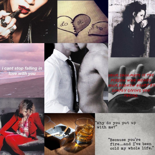 dogmaticdeux:I made some moodboards for my fic Lukewarm Rain...